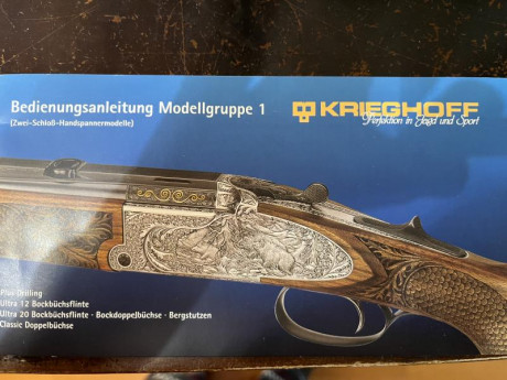 Vendo rifle Krieghoff 500 /416 express  seminuevo, 6.000 euros , si quieres un grande este es tu rifle 02