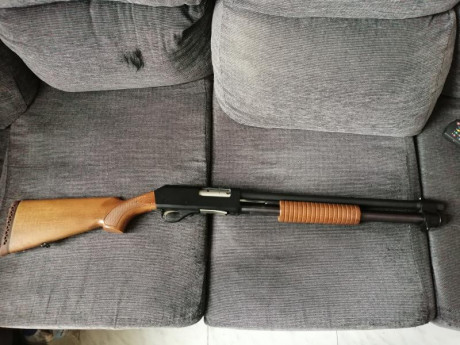 Se vende escopeta cal 12 corredera 8 disparos fabarm sadss, en perfecto estado
Precio 400€
Saludos 00