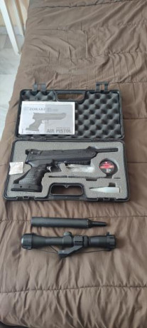 Zoraki hp01 ultra 4,5 en perfecto estado.con su maletín,instrucciones en español y todos sus accesorios.incluye 02