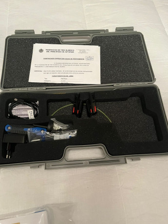 Se vende pistola guiada en F, Walther SSP-E disparador electrónico.
La pistola fue comprada en 2022 en 01