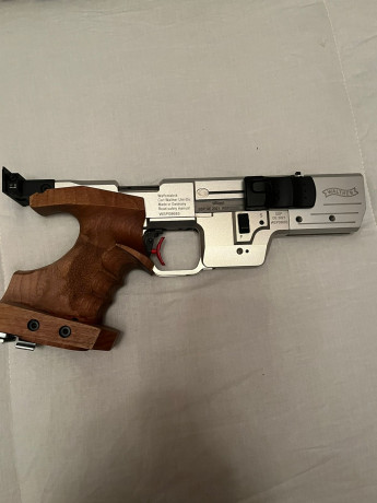Se vende pistola guiada en F, Walther SSP-E disparador electrónico.
La pistola fue comprada en 2022 en 00