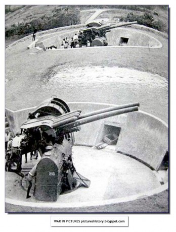 No se si estoy en lo cierto, es la Type 98 (1938)? de 100 mm.
Las que se encontraron el Iwo Jima por primera 00