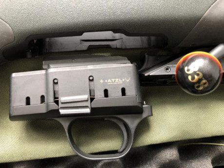 :zebFat: Hola, pongo a la venta mi blaser r8 sintético, calibre 338 winmag, con freno de boca y disparador 01