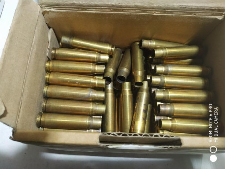 Lote de vainas norma calibre 308
75 unidades 00