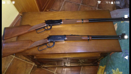 Se vende escopeta de palanca Winchester 9410, cartuchos del 410, tiene recamara de dos pulgadas y media, 00