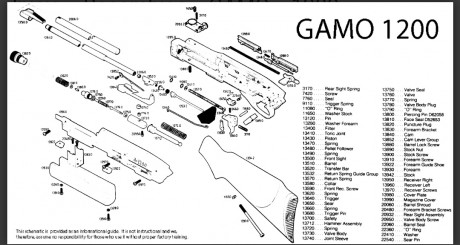 Buenos días , por suerte a caído entre mis manos una Gamo G1200 , en un armario de un familiar haciendo 20