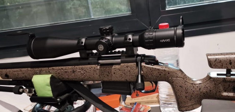Se vende visor HAWKE FRONTIER 30SF 2.5-15X50 con reticula iluminada. 
Lleva torretas balísticas con Zero 00