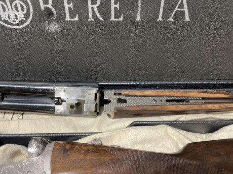 Vendo escopeta paralela Beretta silver hawk, expulso y extractora, caño de 66, recámara 18,4. Chokes fijos 02
