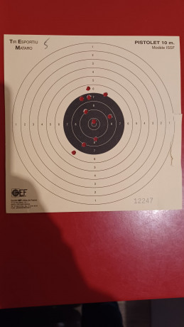 Hola, hoy por fin he empezado un curso de 6 semanas (2h semana) sobre Pistola Aire 10m y quiero poner 12