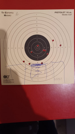 Hola, hoy por fin he empezado un curso de 6 semanas (2h semana) sobre Pistola Aire 10m y quiero poner 11