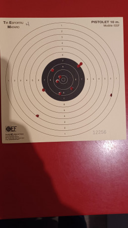 Hola, hoy por fin he empezado un curso de 6 semanas (2h semana) sobre Pistola Aire 10m y quiero poner 10