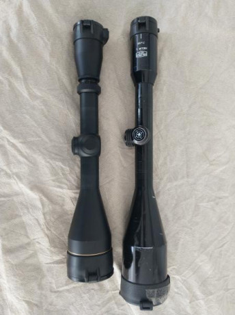 Vendo visor Leupold 3-9x50 y regalo Kahles Helia L 7x56. Los dos llevan protectores de lentes y tienen 02