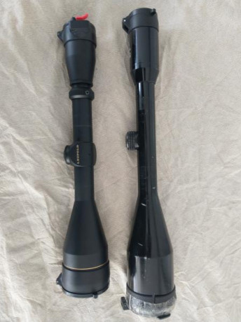 Vendo visor Leupold 3-9x50 y regalo Kahles Helia L 7x56. Los dos llevan protectores de lentes y tienen 01