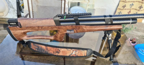 RRIL HUBEN K1 Calibre 6.35 mm
-	El rifle Huben K1 es uno de los bullpup PCP semiautomáticos PICATTINI, 02
