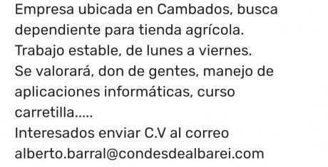 Pues se me ha ocurrido que podemos apuntarnos aquí los que buscamos trabajo y también los que ofrecen 130