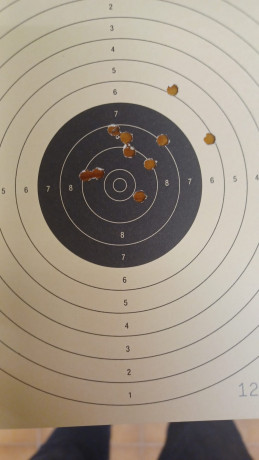 Hola, hoy por fin he empezado un curso de 6 semanas (2h semana) sobre Pistola Aire 10m y quiero poner 121