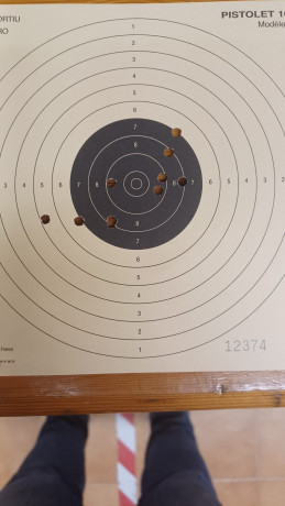 Hola, hoy por fin he empezado un curso de 6 semanas (2h semana) sobre Pistola Aire 10m y quiero poner 120