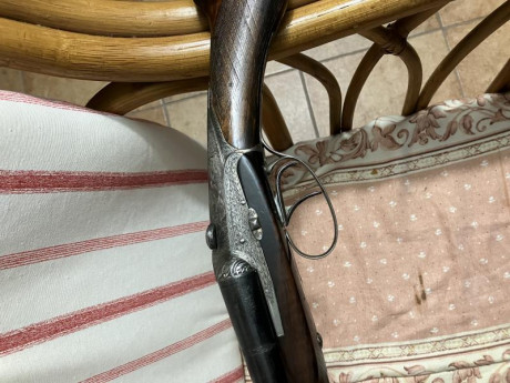 Buenas, mi hijo vende esta escopeta, muy ligera, 2,600 Kg, gama alta de Darne y en buen estado, calibre 00