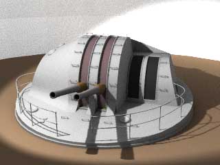No se si estoy en lo cierto, es la Type 98 (1938)? de 100 mm.
Las que se encontraron el Iwo Jima por primera 60