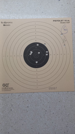 Hola, hoy por fin he empezado un curso de 6 semanas (2h semana) sobre Pistola Aire 10m y quiero poner 171