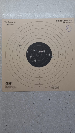 Hola, hoy por fin he empezado un curso de 6 semanas (2h semana) sobre Pistola Aire 10m y quiero poner 170