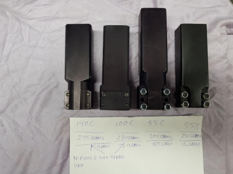 Pues eso frenos de boca de aluminio anodizado para escopeta calibre 12 artesanal pero eficaz para cañones 00