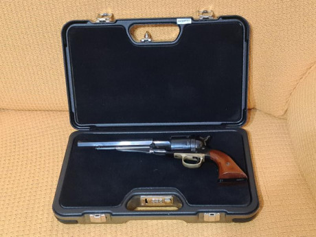 Vendo Revolver Uberti 1858 Army Conversion. Cal. 45LC. Con cañón octogonal de 8 pulgadas. Casi sin usar, 02