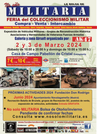 La Fundación Don Rodrigo organiza la mayor feria de coleccionismo militar con 4.000 metros cuadrados de 00