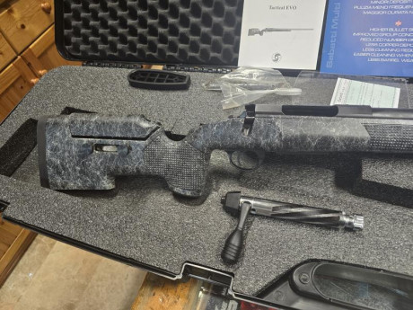 Vendo rifle sabatti tactical evo Black 308w
cañón de 28".
 Nuevo sin guiar aún, por cambio de proyecto. 21