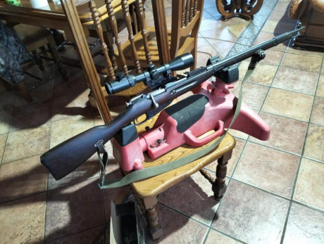 pongo a la venta este rifle de un amigo fallecido , el arma esta a mi nombre para su venta , lleva monturas 01