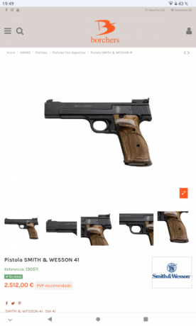 Retirada de la venta.

Las pistolas S&W, creadas con materiales de muy alta calidad, aceros inoxidables, 42