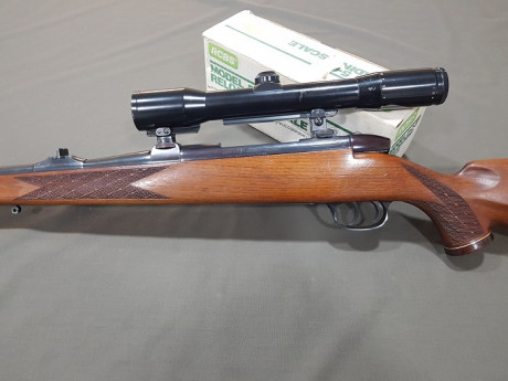 Vendo Sauer Weatherby calibre 300wby con bases/monturas Shuler y visor, por tener el calibre repetido 00