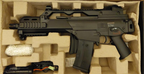 Buenas,

Vendo varias armas sin estrenar de Airsoft (En Madrid):

Saigo 18 ( Tipo Glock 18) Electrica 12