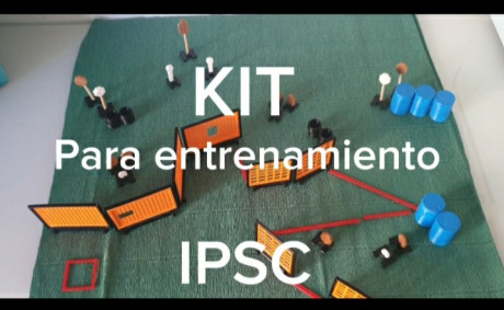  KIT para entrenamiento de IPSC. 

 Ayuda a visualizar el ejercicio, interiorizar y automatizar mentalmente 00