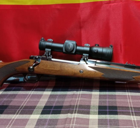 Saludos compañeros,pues eso mi gozo en un pozo, encargué a mi armero un extreme Hunter del 243 para aguardos 20