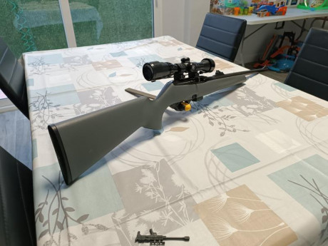 Vendo carabina Remington 597 , apenas 15 disparos.
300.  , atiendo por whas, la aplicacion me va regular. 00