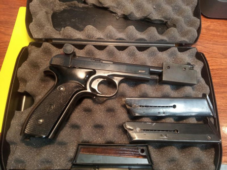 Vendo pistola Baikal MCM modelo Margolin. en muy buen estado, con dos cargadores, contrapeso, y estuche 00