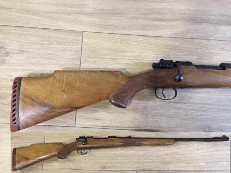 Vendo Mauser Coruña calibre 8x57, 
Precio del rifle 400 Euros. 
contacto por Email: gnzlmartinp@gmail.com.
El 02