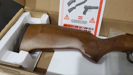 Vendo Weihrauch HW30S impecable por falta de uso, con caja y accesorios originales. La habré usado 3 veces. 00