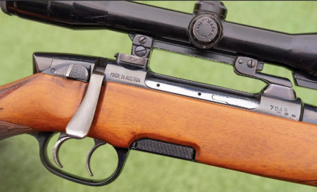 Vendo este fantástico rifle Steyr Mannlicher modelo M en calibre 30.06 con doble gatillo al pelo, cañón 61