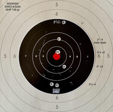 ¿Nos animamos a mostrar blancos de nuestros rifles de caza habituales? Con la munición que habitualmente 60