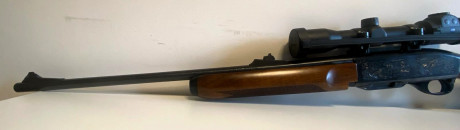 Se vende rifle semiautomático Remington 7400 en cal. 30-06.
PRECIO: 499€
El rifle esta en perfecto estado, 01