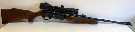 Se vende rifle semiautomático Remington 7400 en cal. 30-06.
PRECIO: 499€
El rifle esta en perfecto estado, 11