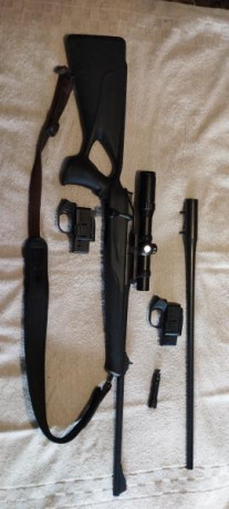 Vendo Blaser R8 Success calibre 8x57JS y cañon adicional 300 Weatherby. El equipo tiene 7 años. Todo en 02