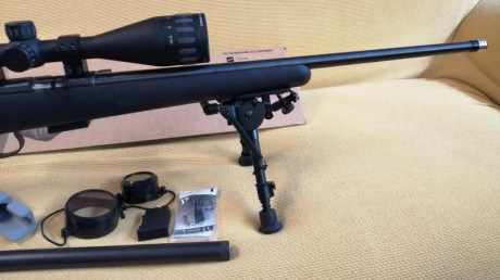 Me he juntado con dos Cz455, voy a vender una de ellas.
Carabina Cz455 del 17HMR con opción calibre adicional 00