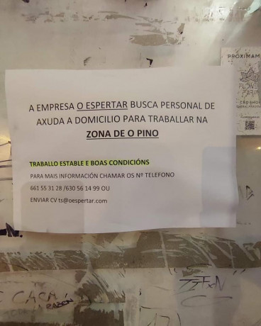 Pues se me ha ocurrido que podemos apuntarnos aquí los que buscamos trabajo y también los que ofrecen 41