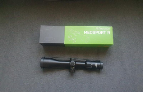 VENDIDO.

Vendo visor Meopta Meosport R 3-15x50 RD SFP,  reticula 4C/1. Tubo 30 mm.
Está nuevo, apenas 00