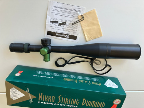 Se vende visor Nikko Stirling Diamond Sportsman 10-50x60 MilDot
Parasol y rueda de paralaje incluida. 00