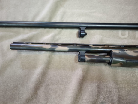 Bajada de precio.
Hola, vendo Mossberg 500A, con dos cañones.
Uno para bala, (liso) y el otro para caza 10