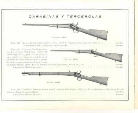 Estoy por comprar un rifle rolling block, calibre 44/40, en la guía pertenecía pone que es marca Remington 50